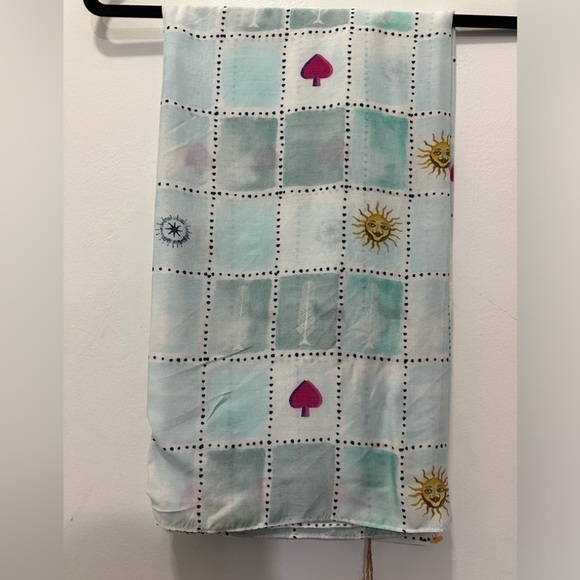 Other - NEW! Nicobar Stamp Print Scarf